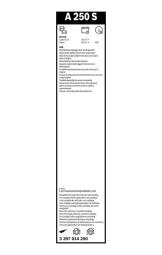 Wiper Blade BOSCH 3397014250