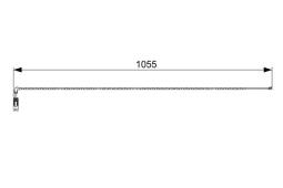 Warning Contact, brake pad wear BOSCH 1 987 473 001