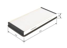 Filter, cabin air BOSCH 1987432200