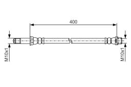 Brake Hose BOSCH 1 987 481 A17