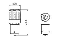 Bulb, direction indicator