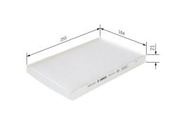 Filter, cabin air BOSCH 1987432183