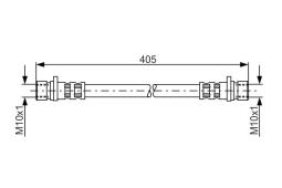 Brake Hose BOSCH 1 987 476 980