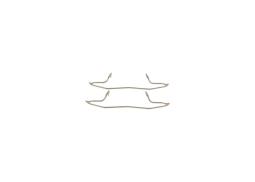 Accessory Kit, disc brake pad BOSCH 1987474175
