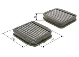Filter, cabin air BOSCH 1987432512