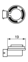 Bulb, front fog light BOSCH 1 987 302 084