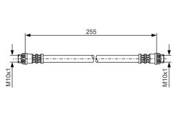 Brake Hose BOSCH 1 987 476 178