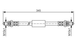 Brake Hose BOSCH 1 987 481 097