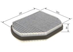 Filter, cabin air BOSCH 1987432301