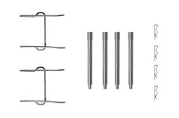Accessory Kit, disc brake pad BOSCH 1987474223