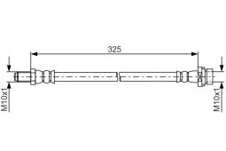 Brake Hose BOSCH 1 987 481 807