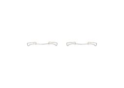 Accessory Kit, disc brake pad BOSCH 1 987 474 213