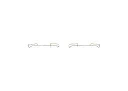 Accessory Kit, disc brake pad BOSCH 1987474213