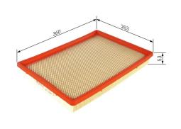 Air Filter BOSCH F 026 400 266