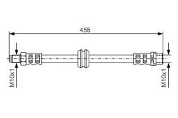 Brake Hose BOSCH 1 987 476 444