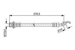 Brake Hose BOSCH 1987481906