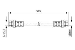 Brake Hose BOSCH 1 987 476 177