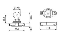 Bulb, direction indicator BOSCH 1 987 302 269