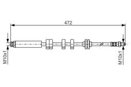 Brake Hose BOSCH 1 987 476 769