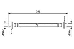 Brake Hose BOSCH 1 987 481 585