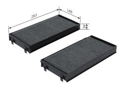 Filter, cabin air BOSCH 1987432419
