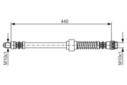 Brake Hose BOSCH 1 987 476 651