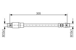 Brake Hose BOSCH 1 987 476 171