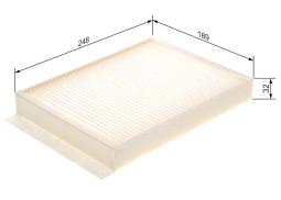 Filter, cabin air BOSCH 1987435058