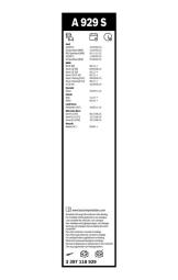 Wiper Blade BOSCH 3397118929