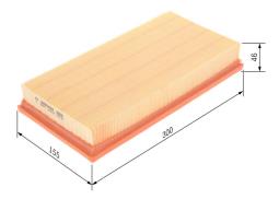 Air Filter BOSCH 1457433319