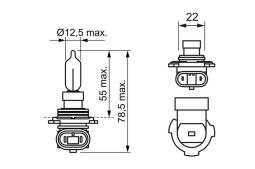 Bulb, headlight BOSCH 1 987 301 039