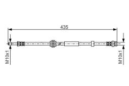 Brake Hose BOSCH 1 987 481 023