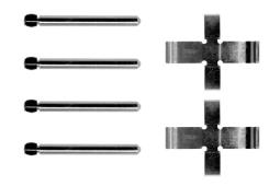 Accessory Kit, disc brake pad BOSCH 1987474010