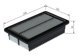 Air Filter BOSCH F 026 400 558