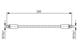 Brake Hose BOSCH 1 987 476 717