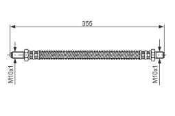 Brake Hose BOSCH 1 987 481 093