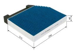 Filter, cabin air BOSCH 0 986 628 567