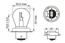 Bulb BOSCH 1 987 302 606