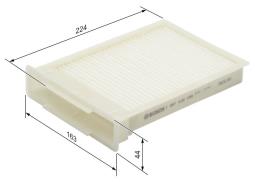 Filter, cabin air BOSCH 1 987 432 189