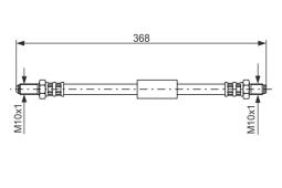 Brake Hose BOSCH 1 987 476 419