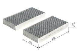Filter, cabin air BOSCH 1987435549