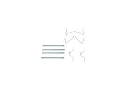 Accessory Kit, disc brake pad BOSCH 1987474305