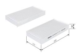 Filter, cabin air BOSCH 1987432220