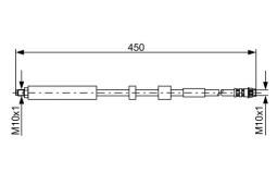 Brake Hose BOSCH 1 987 481 051