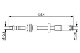 Brake Hose BOSCH 1 987 481 726