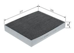 Filter, cabin air BOSCH 1987435619