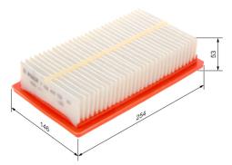 Air Filter BOSCH F 026 400 634