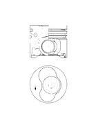 Piston KOLBENSCHMIDT 41091600