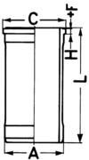 Cylinder Liner KOLBENSCHMIDT 89417110