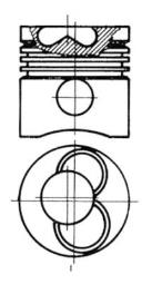 Piston KOLBENSCHMIDT 91697610